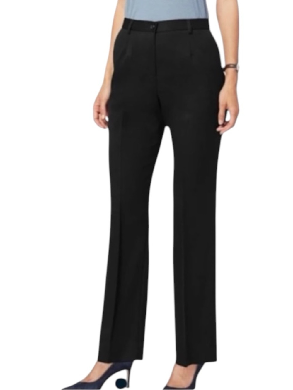 PENDLETON Virgin Wool Trousers in Black Size 16 PETITE -- NWT!!!